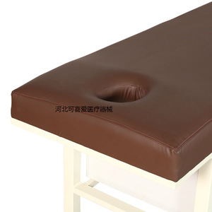 Cama de Masaje Elegante de 190x71x60 cm con Orificio para la Cabeza, para Salones de Belleza y Hospitales - Product Image 1