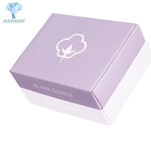 Boîte d'emballage pour vêtements en carton ondulé découpé sur mesure, logo personnalisé, prix abordable - Product Image 1