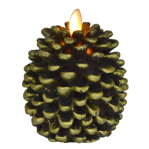 Battery Operated Flameless LED <strong>Pine</strong> Cone <strong>Candles</strong> for Christmas Home Decoration Plastic Packaging for Weddings and Diwali - Product Image 5