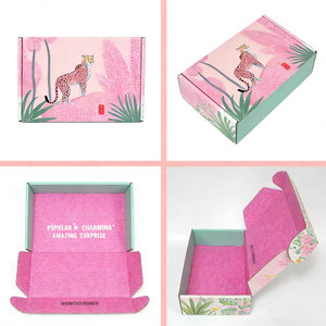 Boîte en carton ondulé rigide de luxe avec logo personnalisé, emballage cosmétique de haute qualité, recyclable, avec laminage mat, boîte d'expédition - Product Image 3