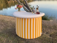 Table de bar gonflable, résistante aux intempéries, taille personnalisable, comptoir de bar pour fête, bar gonflable pour piscine