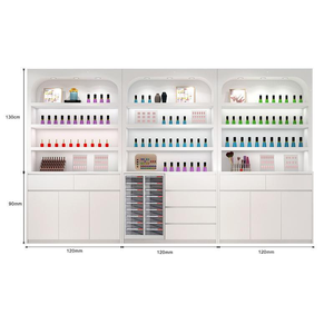 Estante de Pared para Esmaltes de Uñas 2025, Mueble Exhibidor de Productos de Belleza, Estante para Esmaltes de Uñas para Salón de Manicura - Product Image 6