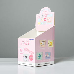 Customizable Disposable <b>Pink</b> Cartoon Handle Cup Packaging Coated Paper <b>Gift</b> <b>Box</b> with Matt Lamination Folded Roof-Type Handle - Product Image 2