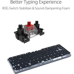 Clavier mécanique compact Asus Rog Falchion Ace 65 % RGB pour jeux avec interrupteurs rouges et anti-ghosting pour PC - Product Image 5