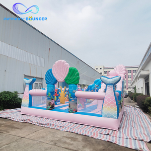 Set de Juegos Inflable con Tobogán y Decoración de Concha Marina, Casa de Brinco para Niños, Equipo de Juego - Product Image 4
