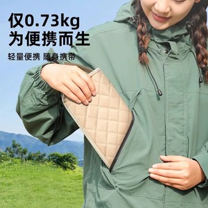 Portable <b>Folding</b> <b>Stool</b> Ultralight Mini Outdoor Camping Fishing Garden Chair Rectangular Casual Style 29.5cm Folded - Product Image 1