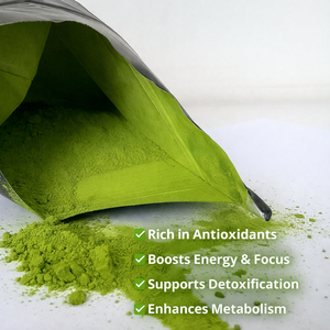 Poudre de Matcha Aromatisée en Gros OEM 100g en Boîte – Fraise, Vanille, Mangue, Thé Vert – Marque Privée - Product Image 3