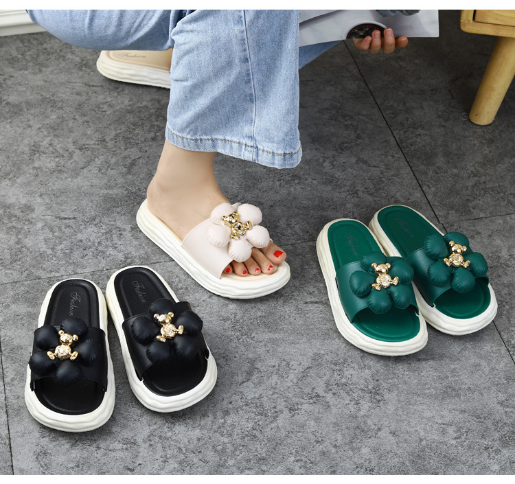 Summer Beach Casual Slippers Flip-flops Outdoor Platform Slipper Sandals Women Casual Shoes