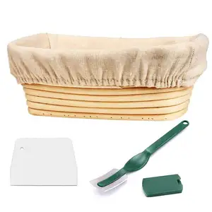 Kit De Demarrage Au Levain Remplacement Couteau A Bol Pain Pour Fait Maison Panier D'Epreuve En Forme C ur Osier