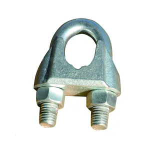 Factory direct sales Din741 steel wire rope clip for rigging hardware