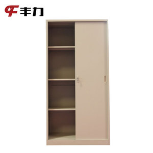 Armoire en métal de style industriel moderne avec porte coulissante en acier et fonction pliable - Product Image 5