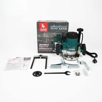 Routeur à bois manuel SUMO de qualité industrielle, 2200W, 22000 tr/min, moteur à noyau en cuivre, coque en plastique ABS, mandrin de 12,7 mm, vert
