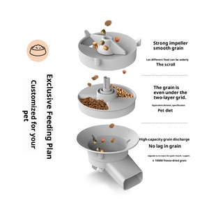 Yeni Stil WiFi Evcil Hayvan Akıllı Otomatik Besleyici Zamanlamalı Porsiyon Kontrollü Mama Dağıtıcısı Uzaktan Sesli Görüntülü Besleme Cihazı Köpekler için - Product Image 2