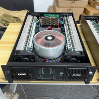 Amplificateur stéréo actif en métal de classe H 3U 2000W de qualité professionnelle avec transformateur en cuivre pur 8 ohms