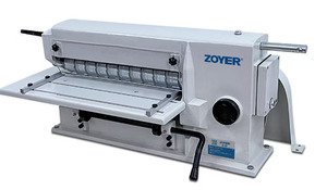 ZY-FT50 Leather Slitting Machine Belt Opener EVA <b>Rubber</b> Slitter Round Knife Cutting - Product Image 2