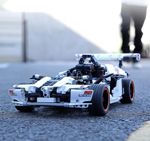 سيارة ألعاب للأطفال من ميجيا ميتو، تعمل بالتحكم عن بعد الذكي عبر البلوتوث، مع أكثر من 900 قطعة، مكعبات بناء ذكية، سيارة سباق على الطرق تعمل بالتحكم عن بعد - Product Image 2