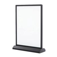 Support de panneau lumineux LED A4 pour table, luminosité réglable, boîte lumineuse publicitaire de bureau pour restaurants, bars, hôtels