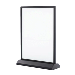 A4 Tabletop <b>LED</b> Lightbox Sign Holder Brightness Adjustable Desktop Advertising <b>Light</b> Box for Restaurants <b>Bars</b> Hotels - Product Image 1
