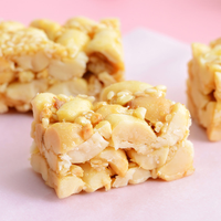 Huanglaowu - Nouveaux bonbons aux noix saveur xylitol, carrés de cacahuètes croustillants, barres de bonbons en sachet pour les grossistes
