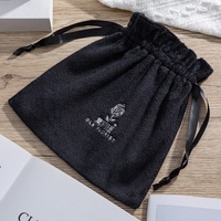 Collier réutilisable parfum sac à cordon logo personnalisé emballage anti-poussière sac à bijoux en velours