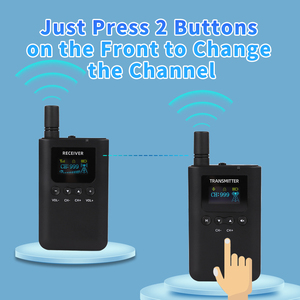 ระบบไกด์นำเที่ยวแบบไร้สาย 3 เครื่องส่งสัญญาณ ระบบ<span class=keywords><strong>สื่อสาร</strong></span>สองทาง แบตเตอรี่ 3000mAh สำหรับการฝึกขี่ม้า - Product Image 6