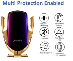 Support de téléphone de voiture à charge rapide sans fil <span class=keywords><strong>Chargeur</strong></span> sans fil de voiture 10W pour Huawei <span class=keywords><strong>P30</strong></span> <span class=keywords><strong>Pro</strong></span> - Product Image 2