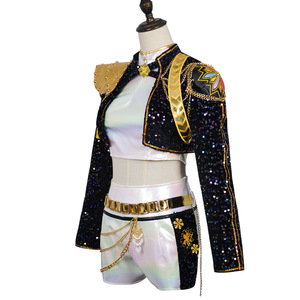 Costume de Cosplay Sorceress Hunter Cos Zoe Animation Suit Rumi Song Noir à Paillettes Mira pour la Vente en Gros - Product Image 3