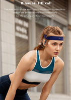 Auriculares TWS Bluetooth con micrófono, cascos deportivos inalámbricos con gancho para la oreja, estéreo HiFi, resistentes al agua