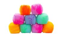 Jouet éducatif anti-stress en silicone souple et coloré, respectueux de l'environnement, pour enfants de 5 à 7 ans, unisexe, 7x7cm