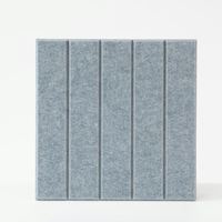 Panneau acoustique rainuré insonorisant, panneau mural en fibre de polyester à fentes pour salle de classe, bureau et salle de musique