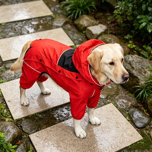 Impermeable para Perros de Cuatro Patas, con Capucha y Reflectante, Chaqueta Impermeable para Perros, Traje de Lluvia para Mascotas - Product Image 2