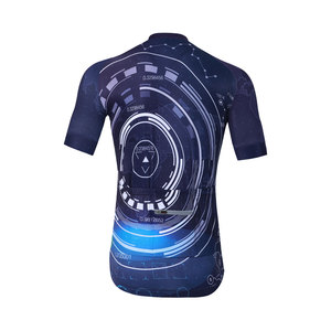 Tenue de cyclisme élégante et imprimée avec coussinets antichoc 3D et détails antidérapants pour hommes et femmes pratiquant le cyclisme en plein air en été - Product Image 3