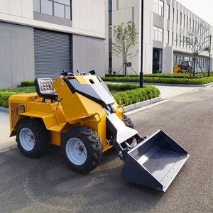 Pengiriman Gratis <span class=keywords><strong>Mini</strong></span> Skid Steer <span class=keywords><strong>Loader</strong></span> Diesel Murah dengan Roda Crawler dan Berbagai Aksesoris - Product Image 3