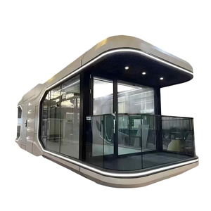 Capsula Abitativa Integrata per Bagno, <span class=keywords><strong>Hotel</strong></span> Prefabbricato Completamente Attrezzato, Glamping Pod House - Product Image 4