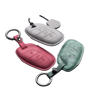 Étui de protection en cuir pour clé de voiture, porte-clés télécommande pour Roewe RX5 I5 I6 RX3 RX8 ERX5 MG ZS EV MG6 <span class=keywords><strong>EZS</strong></span> Accessoires - Product Image 1