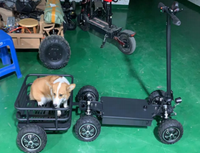 Chariot arrière à 4 roues pour scooter électrique, véhicule électrique, voiturette de golf, personnalisable