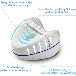 <span class=keywords><strong>Almohada</strong></span> para Piernas y Rodillas para <span class=keywords><strong>Dormir</strong></span> de Lado, Diseño Ergonómico en Forma de U, Espuma Viscoelástica, Uso en Hoteles, Alivio del Dolor - Product Image 2
