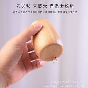 ที่ใส่ไม้จิ้มฟันไม้ไผ่ วัสดุธรรมชาติ สำหรับใช้ในบ้านหรือร้านอาหาร - Product Image 4