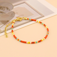 Bracelets minimalistes Go2boho en perles de rocaille pour femmes, chaîne plaquée or, charme bohème, accessoires de mode estivale