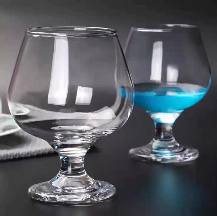 High quality size 500ml clear good brandy glass cup