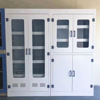 Armoire à réactifs de laboratoire en verre PP de haute qualité, résistante aux acides et aux alcalis, avec portes en verre, pour écoles, hôpitaux et laboratoires