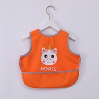 Bavoirs pour bébé personnalisables, imperméables et lavables, bavoirs sans manches respirants pour bébé, facile à nettoyer, tablier
