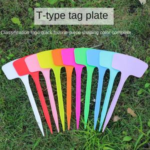 Пластиковая Т-образная бирка-наклейка для сада, табличка для растений с карточкой для вставки - Product Image 1