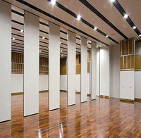 Pintu Partisi Geser Otomatis Premium untuk Penggunaan Interior Hotel |   Model Tugas Berat/Ringan Insulasi Suara Desain Modern