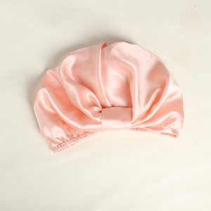 Bonnet de couchage en <span class=keywords><strong>satin</strong></span> de soie 100% naturel Mûrier bonnets personnalisés logo en soie avec bande fondue cravate bonnet en soie <span class=keywords><strong>satin</strong></span>ée soins des cheveux - Product Image 6