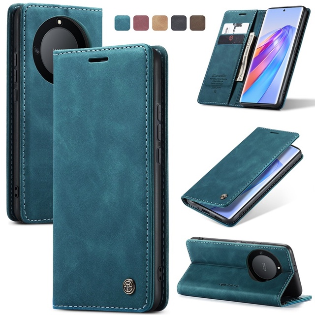 Caseme Retro Wallet PU Leather Case for Huawei Mate 60 Pro Plus 30 P Smart 2019 Nova Lite 3 Enjoy 7S Y7S Magnetic Flip Cover
