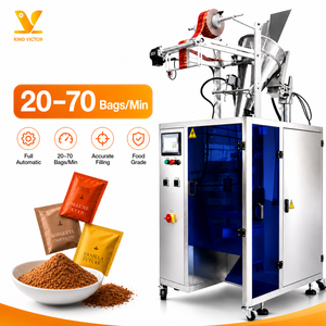 Machine d'emballage de poudre de sachet entièrement automatique à grande vitesse pour la nourriture pour l'emballage instantané de café et de poudre de <span class=keywords><strong>coca</strong></span> dans des sacs en papier - Product Image 1