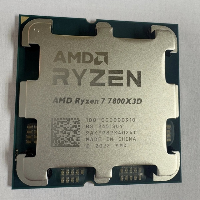 AMD for Ryzen 7 7800X3D 8-Core 16-Thread Desktop Processor used Product with 4.2 GHz CPU Frequency