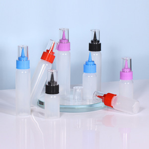 <b>Plastic</b> Bottles 30ml 60ml 120ml Squeeze Dispensing For Glue Paint Chemical <b>Packaging</b> Cylinder LDPE Screw Cap True Colors - Product Image 1
