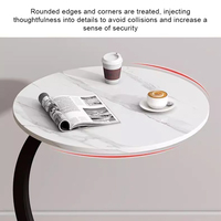 Table à manger en plastique minimaliste moderne, portable, 2 places, étagère de rangement multifonction, imperméable, écologique, meubles pour la maison